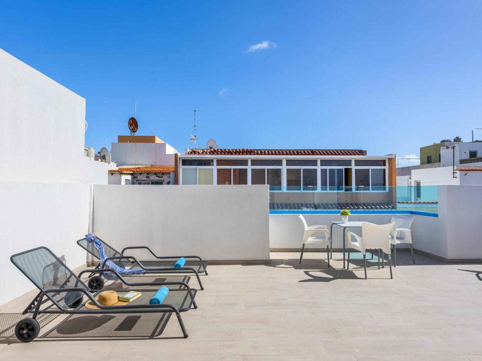 Okeanos Eco Guest House Los Abrigos Exterior photo